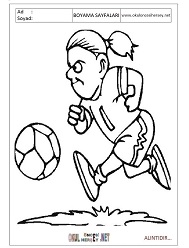 Futbol boyama sayfaları